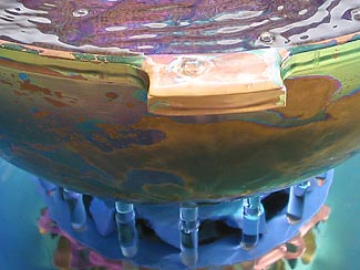 Titanium Water Fountain Detail
