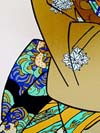 Titanium Ukiyo-e Print detail